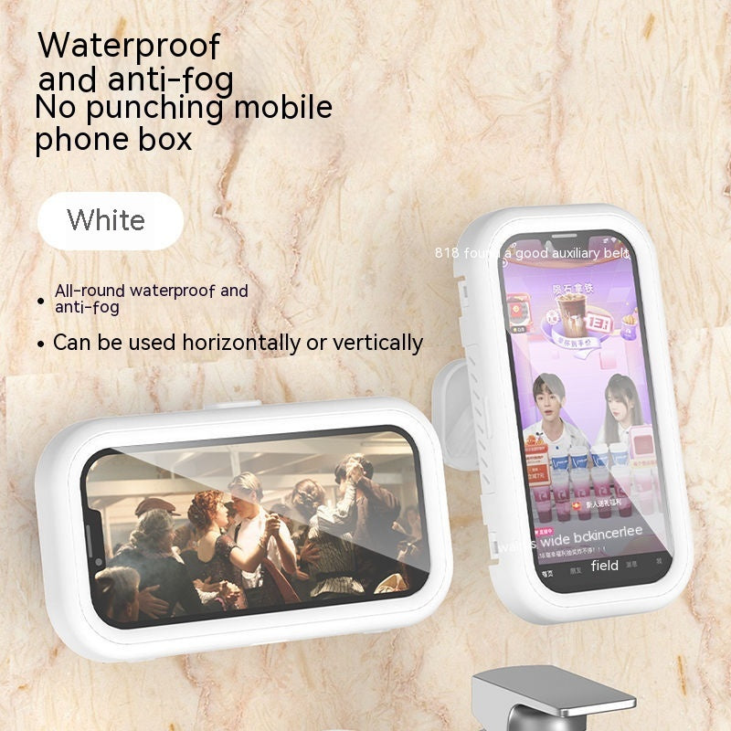 Rotatable Waterproof Mobile Phone Box Punch-free