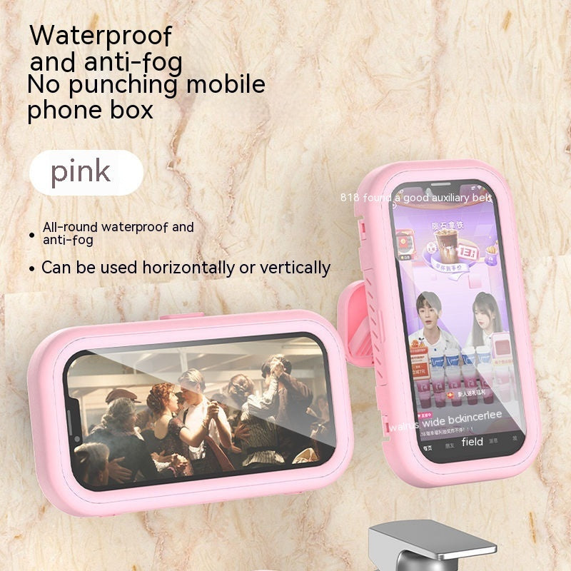 Rotatable Waterproof Mobile Phone Box Punch-free