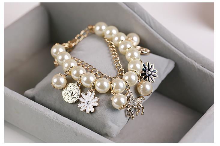 Pearl Flower Bracelet