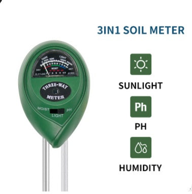 3 in 1 Soil Water Moisture PH Meter
