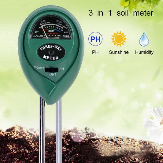 3 in 1 Soil Water Moisture PH Meter