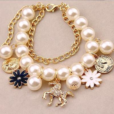 Pearl Flower Bracelet