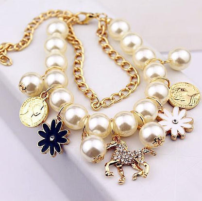 Pearl Flower Bracelet