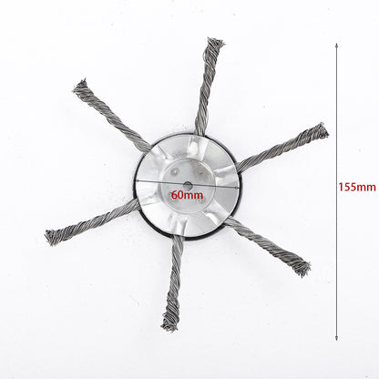 Universal Steel Wire Cutter Head Weeding Wheel
