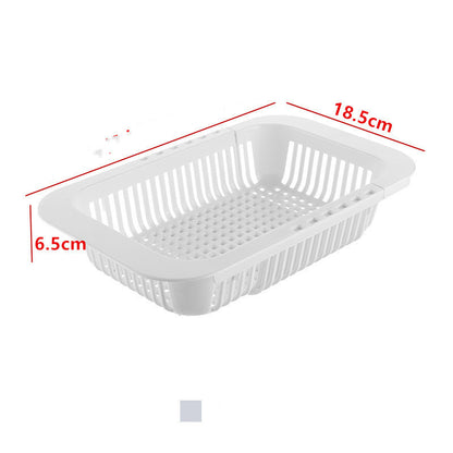 Kitchen Sink Drain Retractable Storage Rack