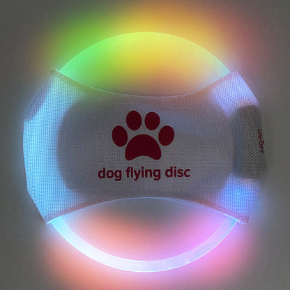 Glowing LED Luminous Dog Flying Discs