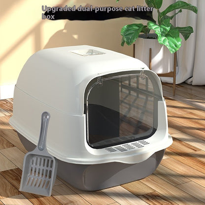 Fully Enclosed Cat Toilet Litter Box