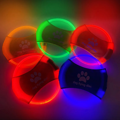 Glowing LED Luminous Dog Flying Discs