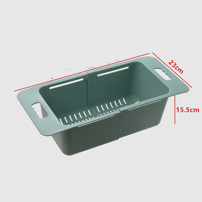 Kitchen Sink Drain Retractable Storage Rack