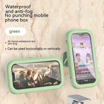 Rotatable Waterproof Mobile Phone Box Punch-free